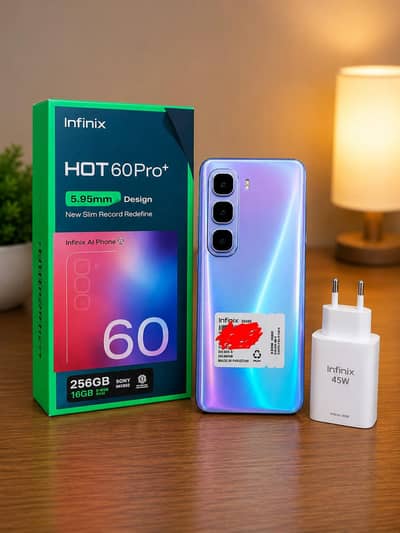 Infinix Hot 60 pro plus 256 gb 5 month warranty