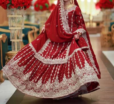heavy bridal lehnga for sale