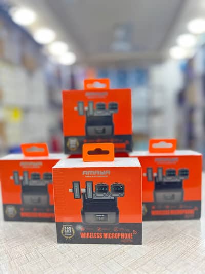 AMAYA Wireless Microphone AMC-ANC100 – Dual Mic with ANC/ENC – 365 Day