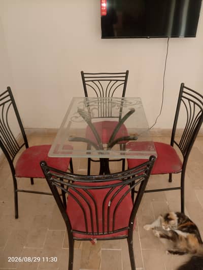 Dining table with 4 chairs