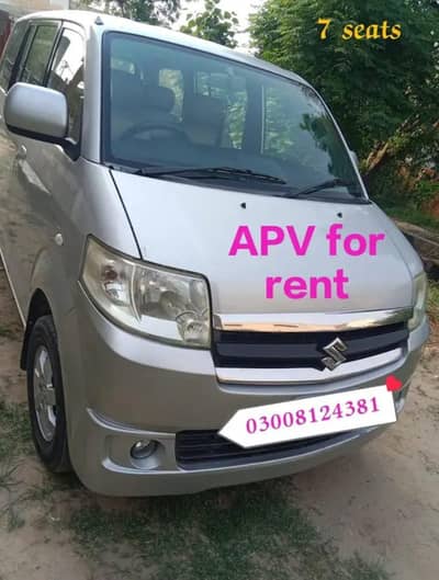 Suzuki APV 7 Seater For Rent | Comfortable Family & Group Travel
