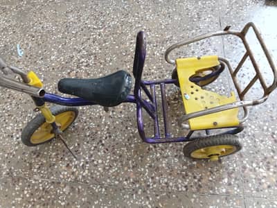The kids cycle