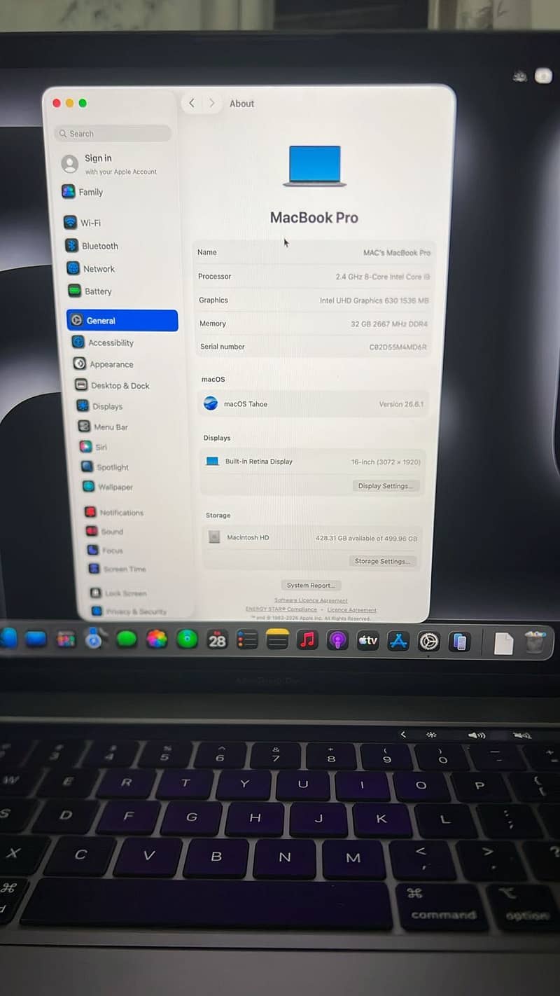 Macbook pro 2019 1