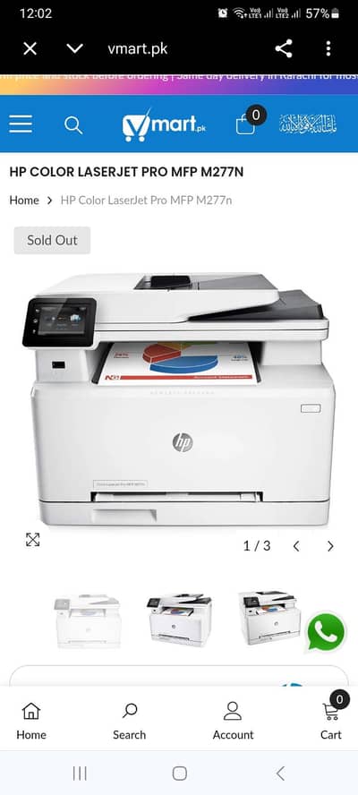 HP laserjet Pro 283 fdw mfp