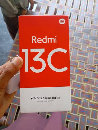 Redmi 13C 8 128 with box charger