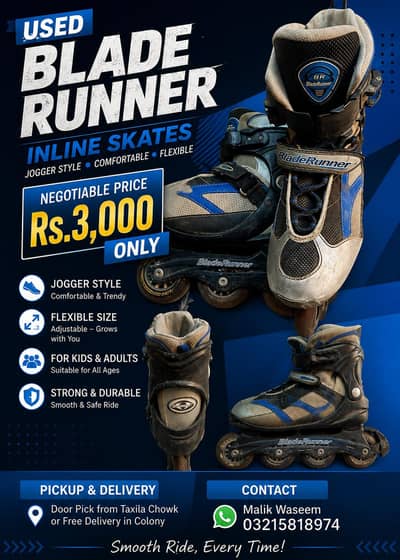Roller Skates (inline rollers)