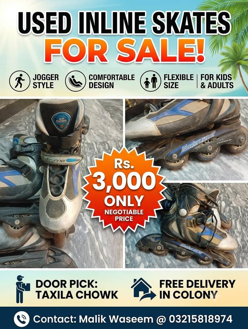Roller Skates (inline rollers) 1