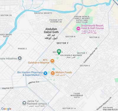 Perfect 200 Square Yards Residential Plot In Gulshan-E-Maymar - Sector X For Sale