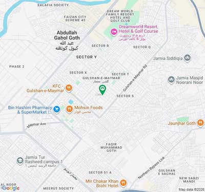 400 Square Yards Residential Plot Is Available In Gulshan-e-Maymar - Sector W