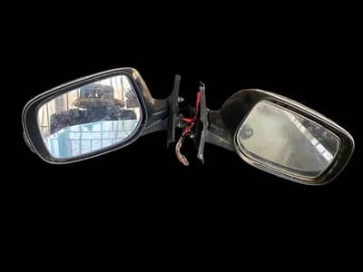 Side view rotateble car mirrors