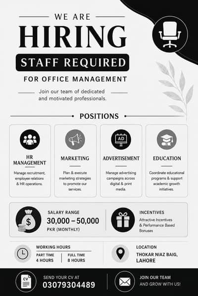 Vacancies Available