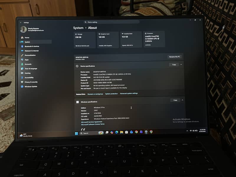Dell precision 5550 3