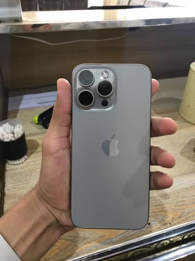 iPhone 15pro max 256 jv health 100 box cable