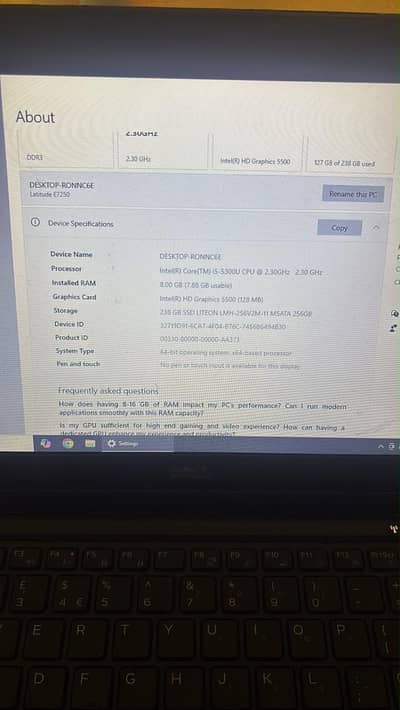 Dell laptop
