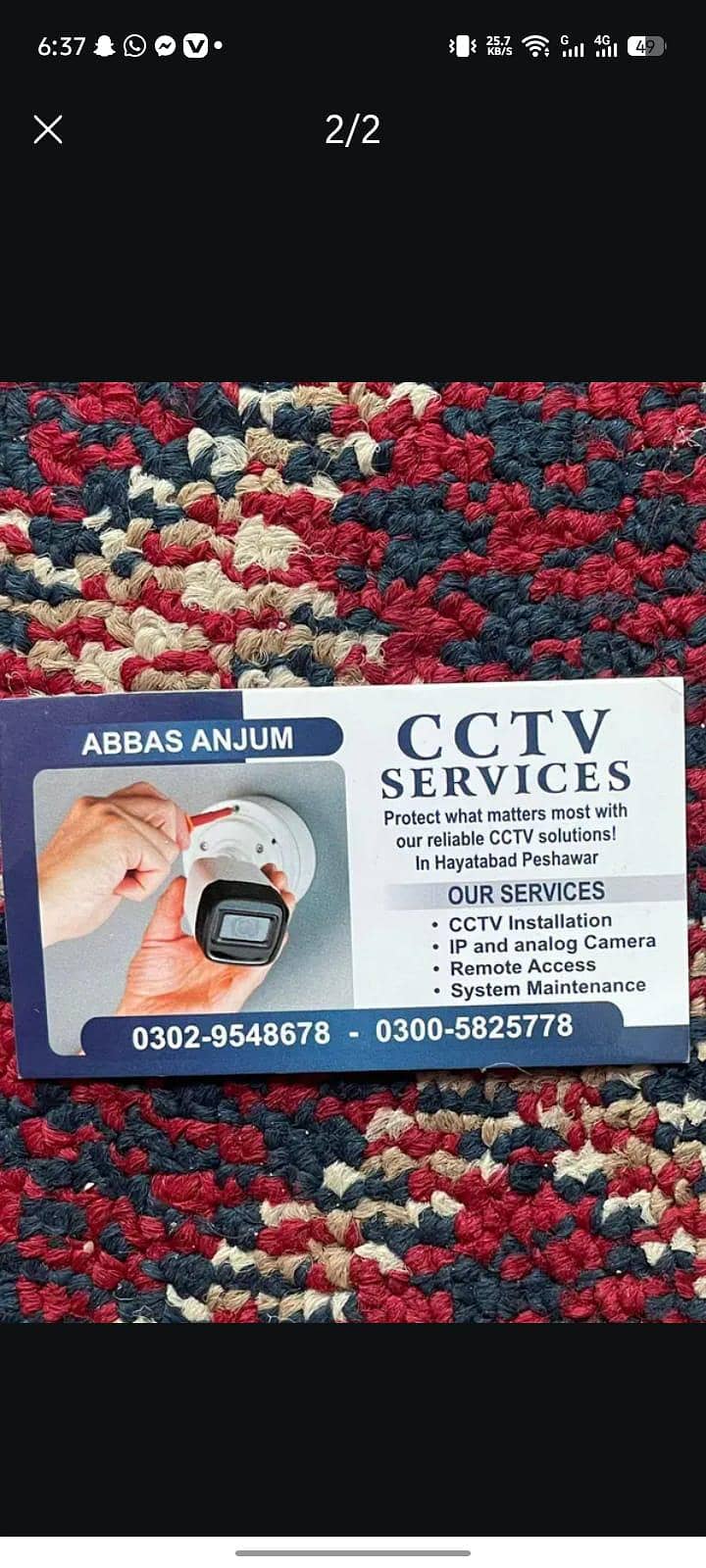 CCTV camera installation available 1