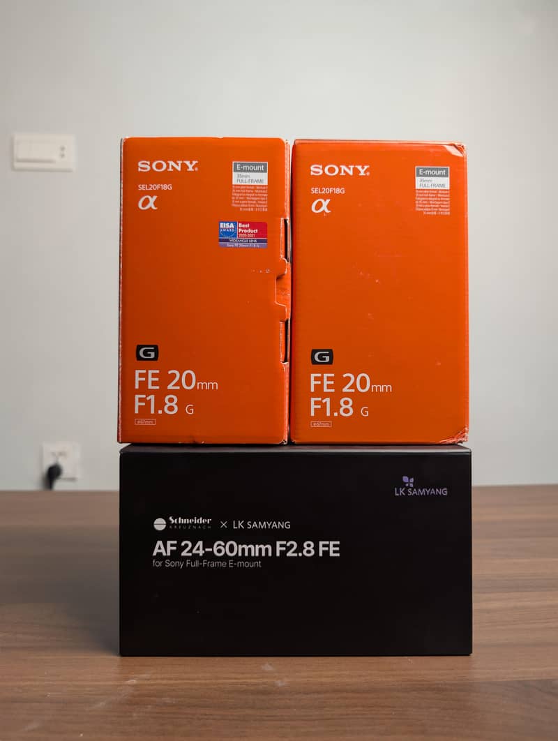 Box Pulled Sony Lenses 0