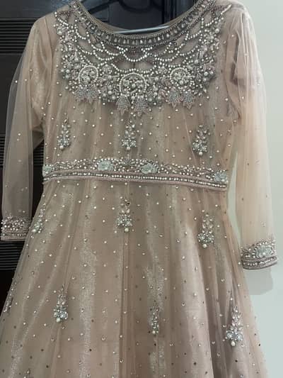 Peach Party-Wear Maxi