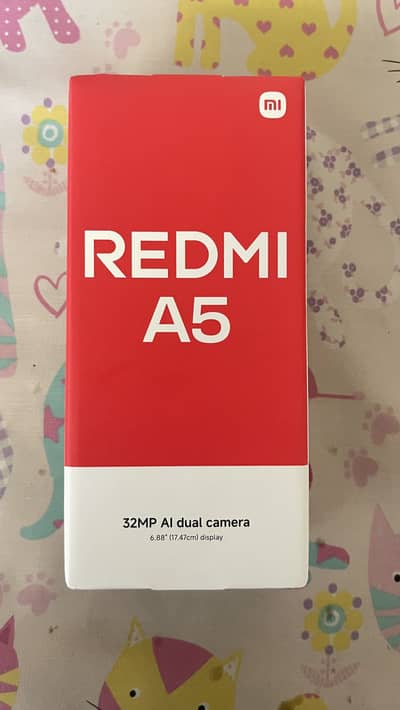 Xiaomi Redmi A5 4+64gb with box for sale in rawalpindi