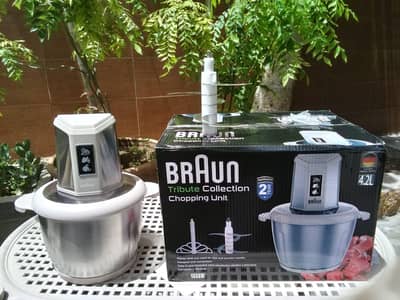 BRAUN Chopper Meat Grinder 4.2 Liter