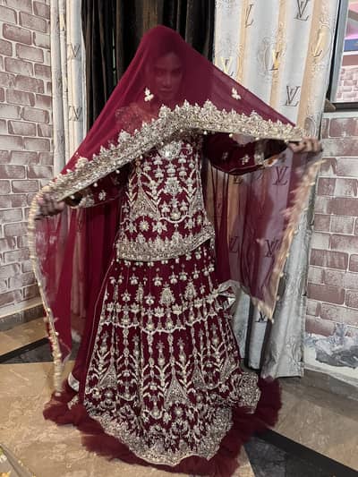 Bridal lehnga one time used for sale