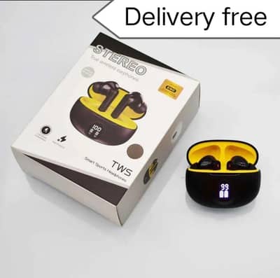 premium wireless earbuds black yellow blouthoth 5.3