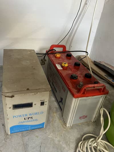 UPS with battery