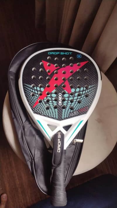 Drop Shot AMBITION Pro Okaido Padel Racket – Original with Zip Cover