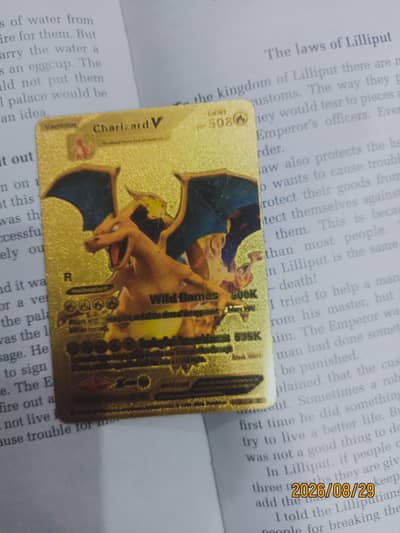 Golden Pokemon card