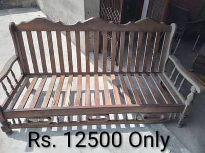 3 Seater with Two Single Seater pure wood strong