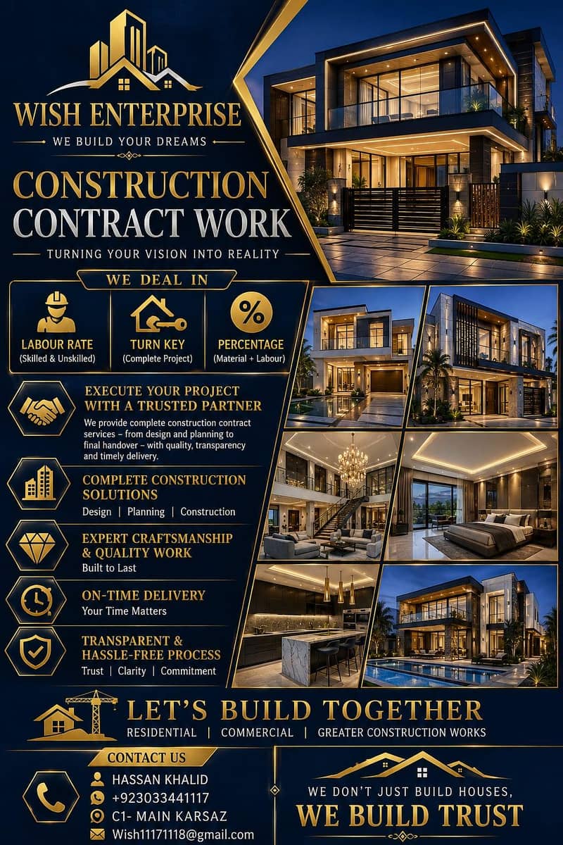 CONSTRUCTION CONTRACT WORK - COMPLETE BUILDING SOLUTION 0