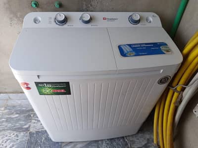 Dawlance 8 Kg Twin Tub Semi Automatic Washing Machine DW 7550W White