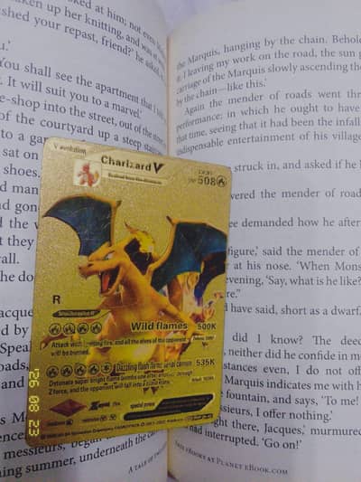 Golden Pokemon card