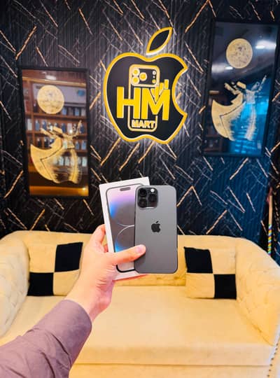 iPhone 14 Pro Max with Box Only 256GB PTA Approved 88 Health Waterpack