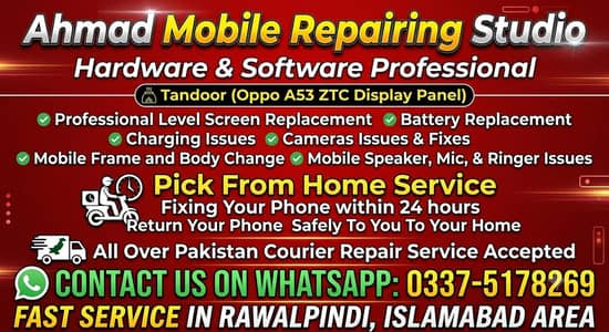 AHMAD MOBILE REPAIRING STUDIO ONLINE : READ AD DESCRIPTION