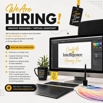 Graphic Designer? Join Us Now