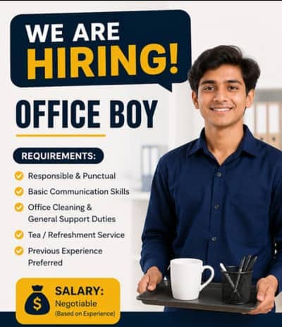Office Boy Job Available