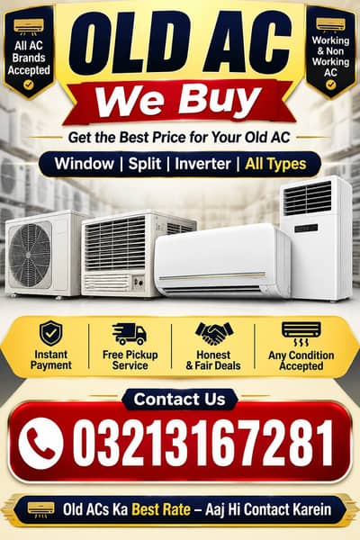 Purana AC Bechein | Best Price  | Free Pick & Drop Service