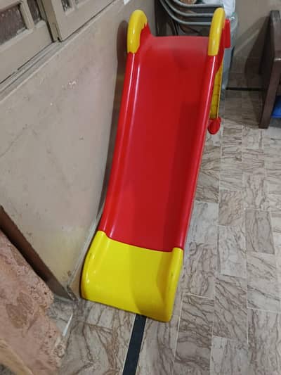 kids slide and toyas
