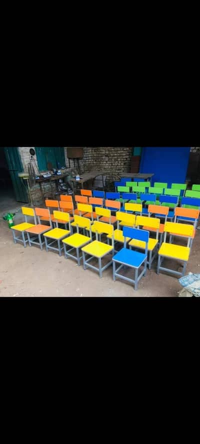 school furniture desk bench chairs