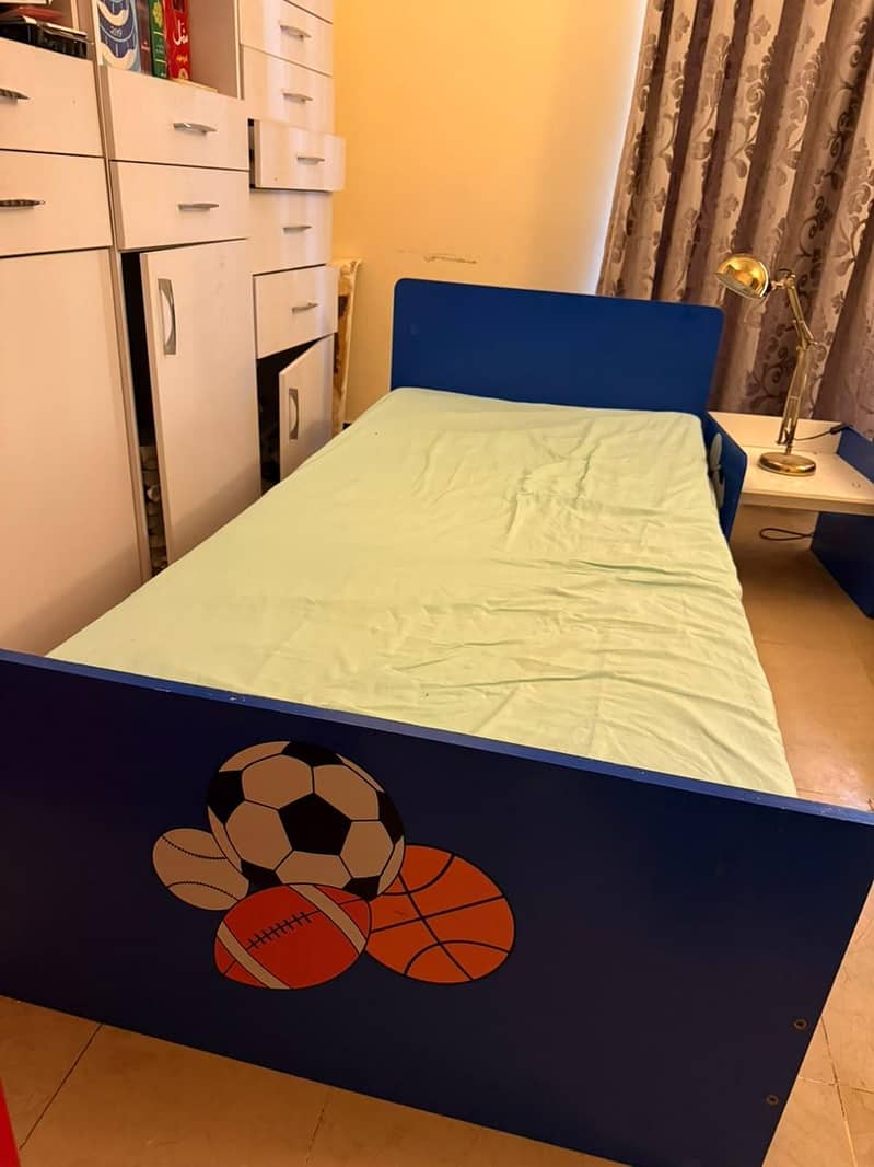 interwood beds with side table 1