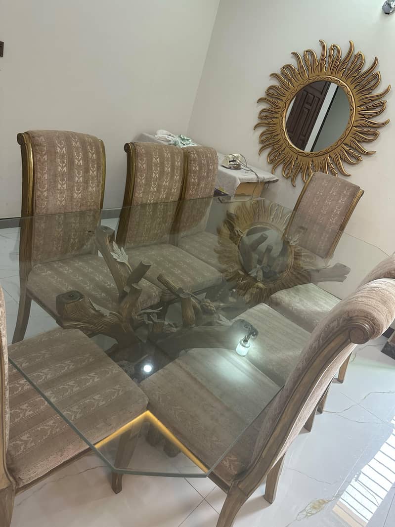 Dining table with 8 chairs 0