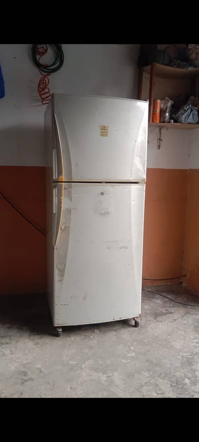 used medium size fridge for sale in good condition.