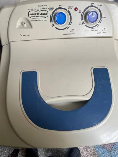 Super Asia Washing Machine Model 360 – Good Condition