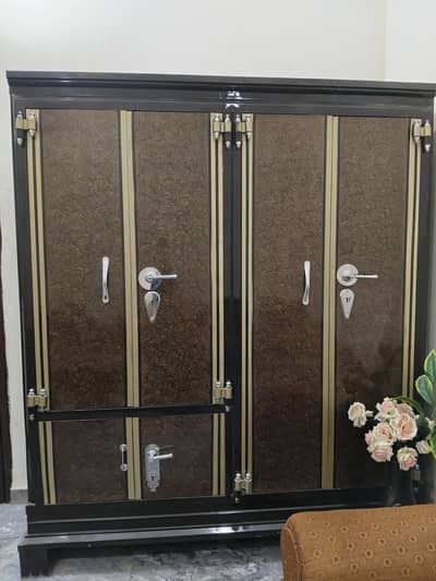 4 door iron wardrobe