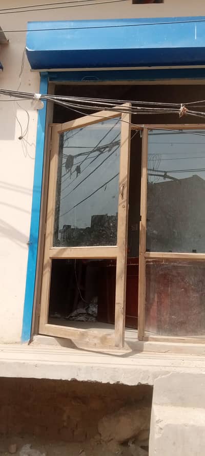shop door wood