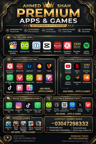 All Premium Apps And Games