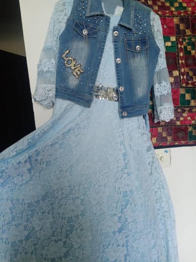 3 layers beautiful frock for girl 8-10