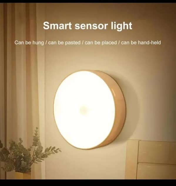 Wall Lamp LED Motion Sensor Night Light Wireless USB Charging Smart Human Body Induction Bedroom Staircase Cabinet Wardrobe Wall Lamp