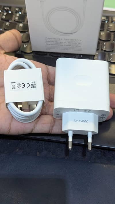 Oppo Super Vooc 80w Show A+ Quality 5amp Cable type C
