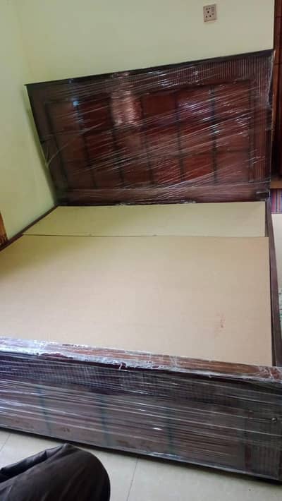 queen bed without mattress for sale